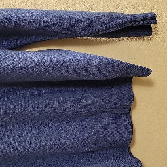 Peter Scott Pure Wool 1/4-zip Sweater - Blue - EU 44 - Picture 6 of 16